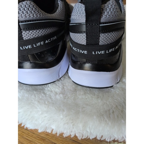 RBX Ajax Men's Live Life Active Athletic Running Shoes Gray/Black EUC Sz 9 - Picture 3 of 8